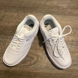 Nike Women's Air Force 1 Shadow (Triple White)